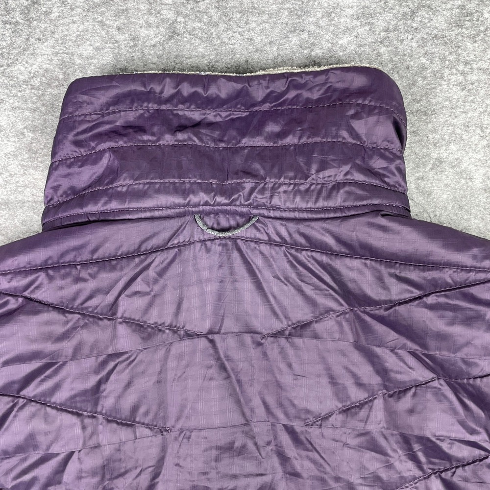 Columbia Puffer Jacket Womens 1X Purple Omni-Heat Interchange Quilted Full Zip - Picture 5 of 13